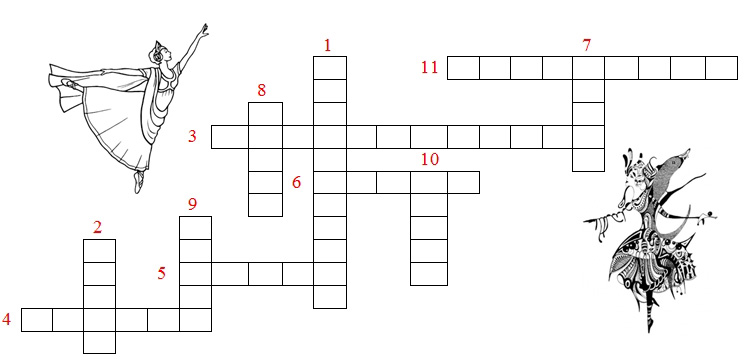 Кроссворд  «Рождение балета»